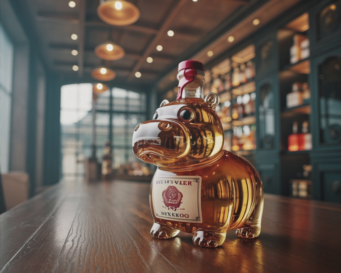 Whiskey Bottle - Hippo Edition