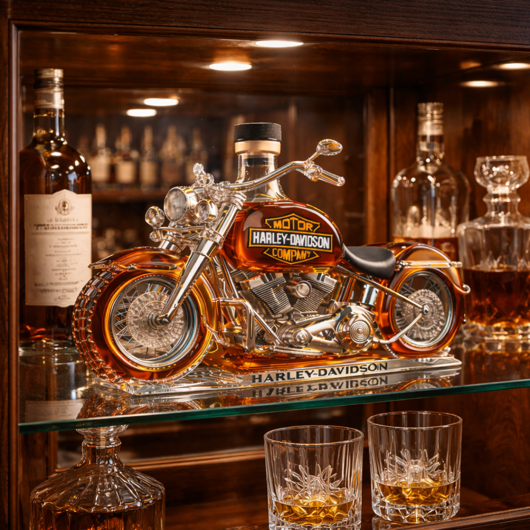 Whiskey Bottle - Harley Davidson Edition