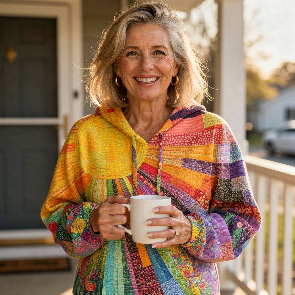 Savannah — Bohemian Patchwork Hoodie